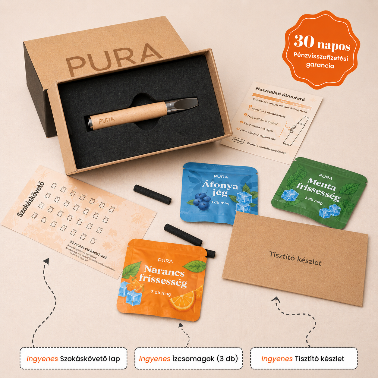Pura™ Kezdőszett – 30 napos használatra