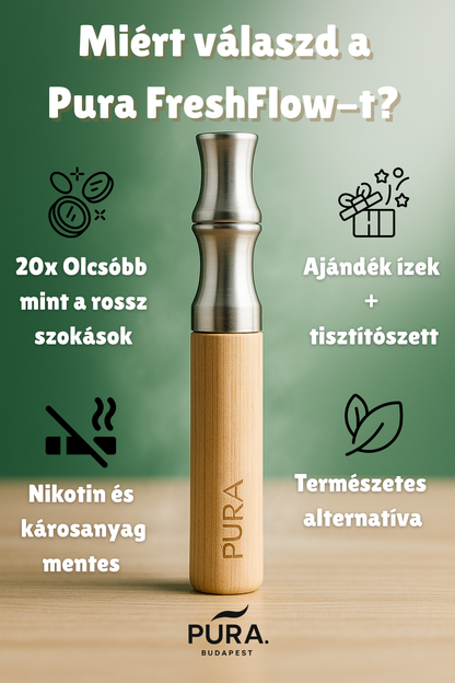 PURA™ – Kezdő csomag (Eszköz + 3 ajándék íz • több hétre elég)