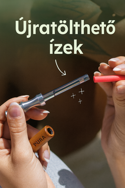 PURA™ – Kezdő csomag (Eszköz + 3 ajándék íz • több hétre elég)